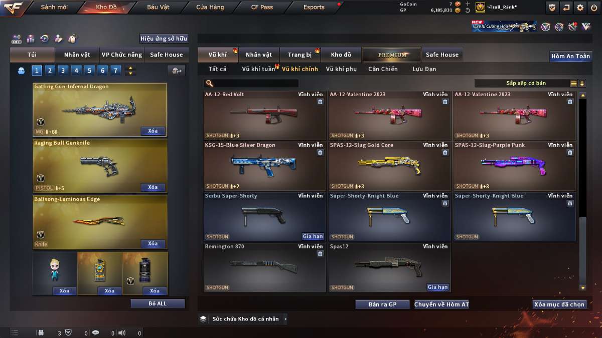 shop acc cf uy tin gia re
